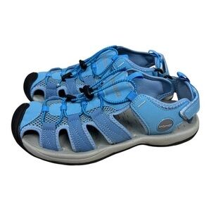 NWOB Knixmax Womens Sport Sandals Athletic Closed Toe Hiking Shoe Blue Size 9